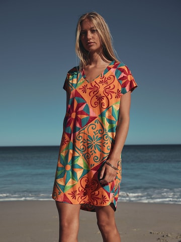 Next Пляжное платье в Оранжевый: спереди