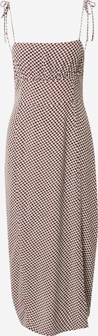 A LOT LESS Letné šaty 'Eliane' - Hnedá: predná strana