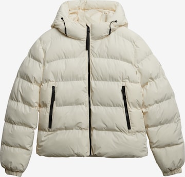 Superdry Übergangsjacke in Weiß: Vorderseite