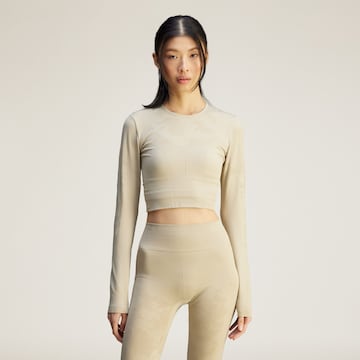 ADIDAS BY STELLA MCCARTNEY Sporttop 'TrueStrength' in Beige: voorkant