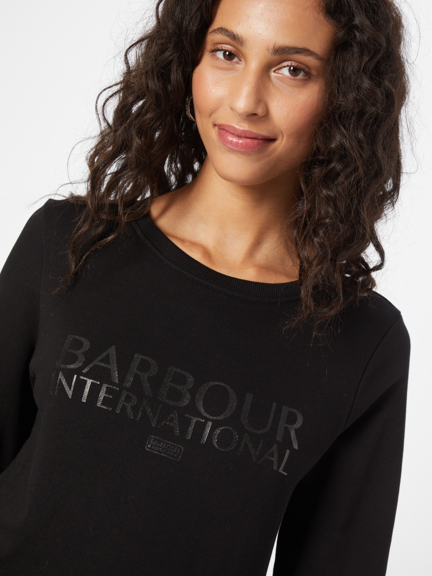 Barbour International Sweatshirt in Schwarz 