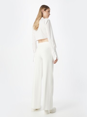 Twinset Wide leg Pantalon in Wit