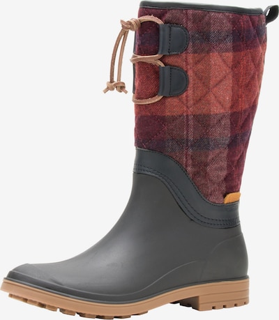 Kamik Outdoor Rubber Boots 'ABIGAIL' in Beige / mottled grey / Red, Item view