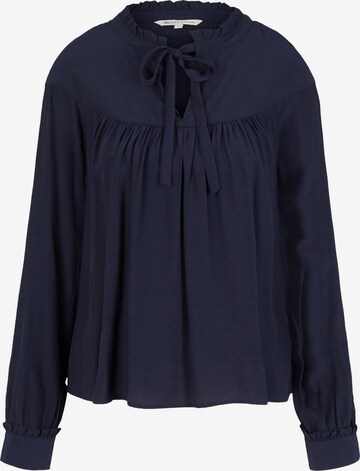 TOM TAILOR DENIM Blouse in Blauw: voorkant