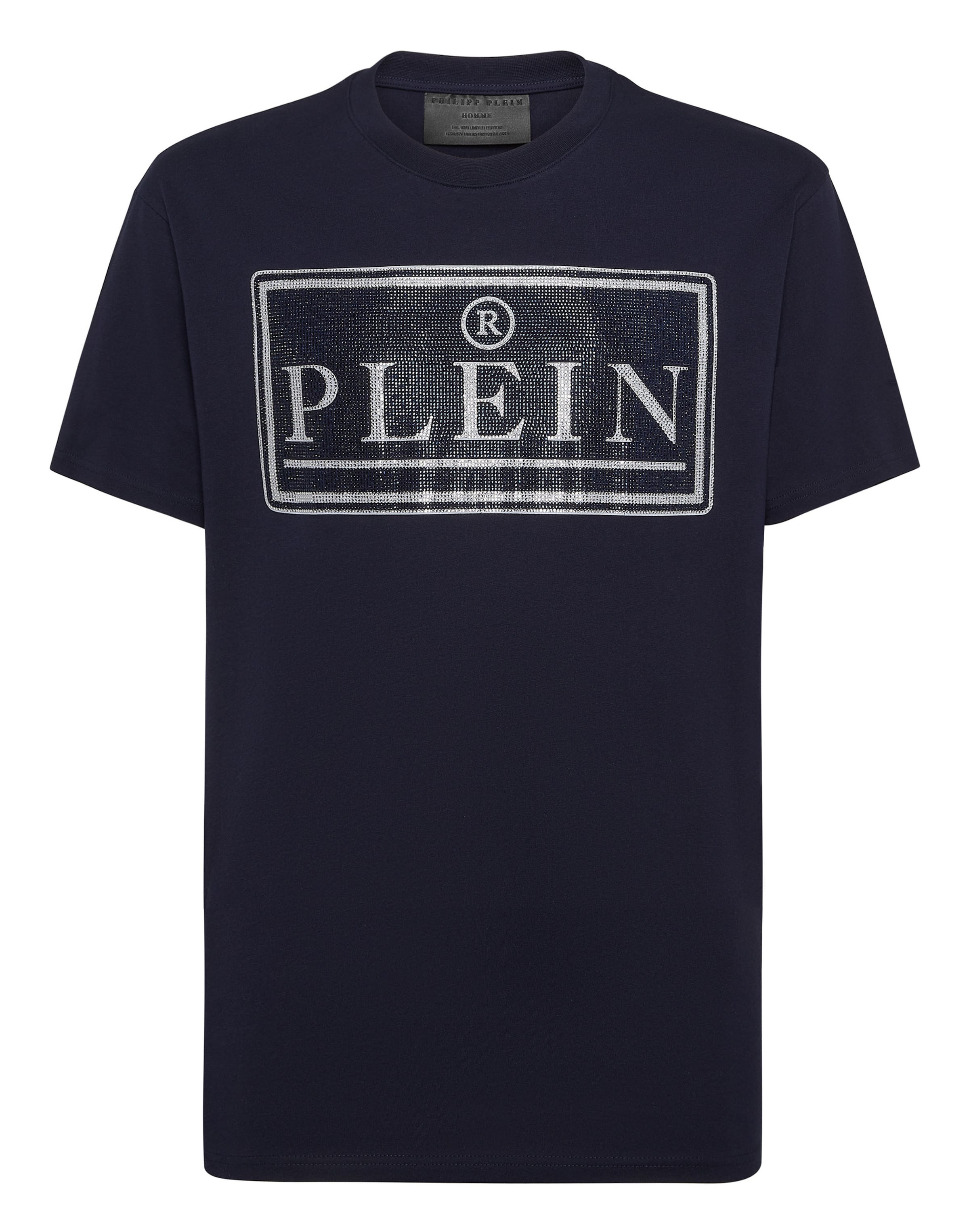 T-Shirt Philipp Plein en bleu : devant