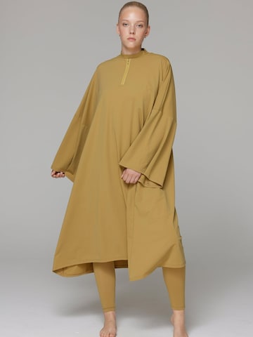 SIYA Swimwear Badpakjurk 'Cover-up' in Geel: voorkant