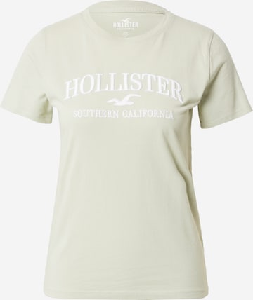 HOLLISTER Koszulka w kolorze zielony: przód