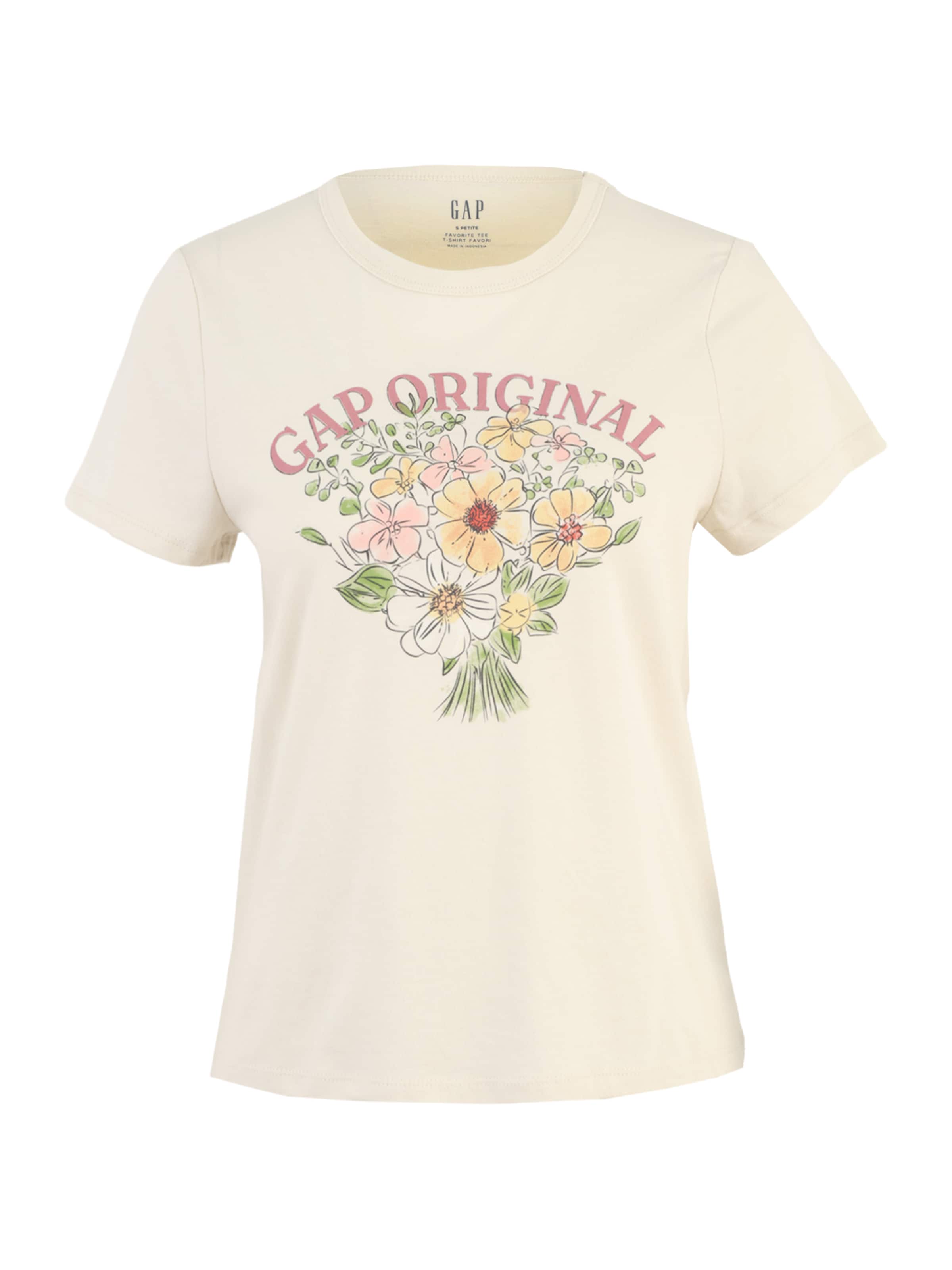 T-shirt Gap Petite en beige : devant