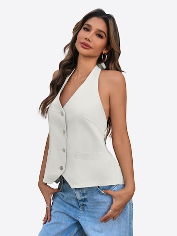 Imily Bela Weste in Weiß: Vorderseite