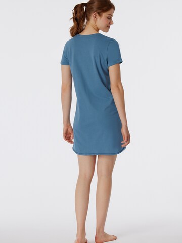 SCHIESSER Nightgown ' Casual Essentials ' in Blue