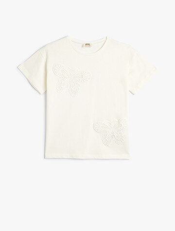 Koton T-Shirt in Beige: Vorderseite