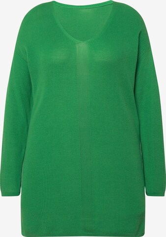 Janet & Joyce Sweater in Green: front