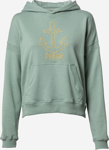 Derbe Sweatshirt 'Gold Anchor' in Green: front