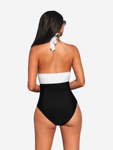 Cupshe High neck Swimsuit in Black