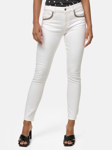 Orsay Slim fit Jeans in White: front