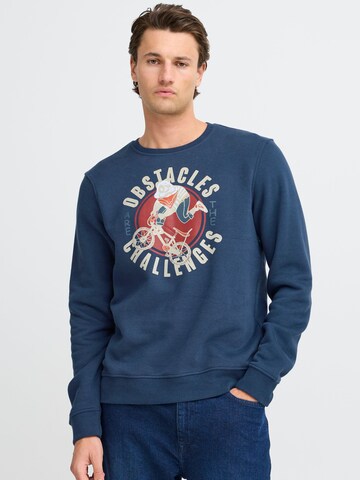 Sweat-shirt BLEND en bleu : devant