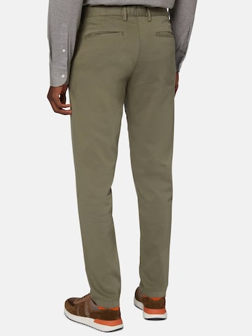 Boggi Milano - Slimfit Calças chino 'Panama' em verde