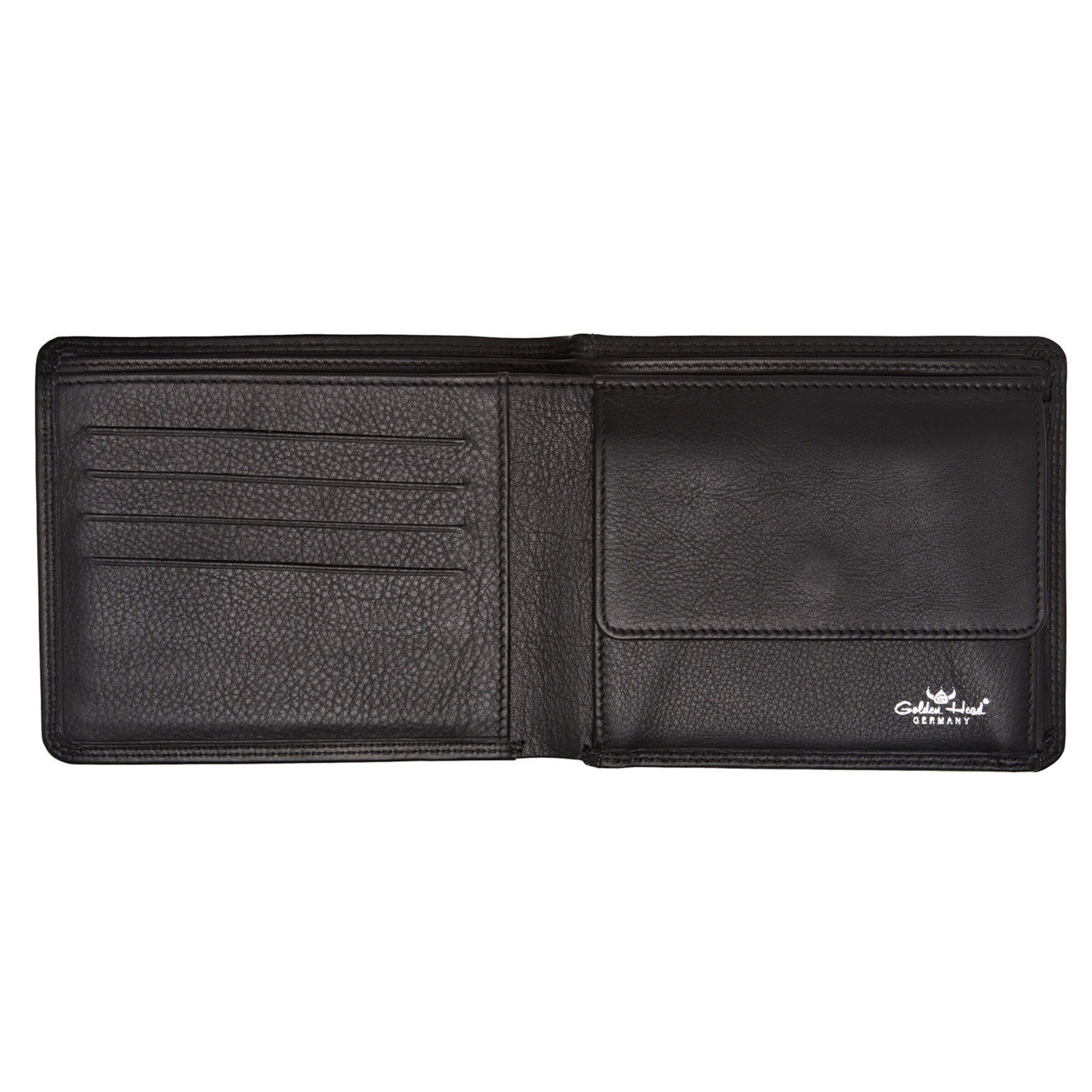 GOLDEN HEAD Wallet 'Polo' in Black