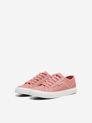 ONLY Låg sneaker 'NICOLA' i rosa