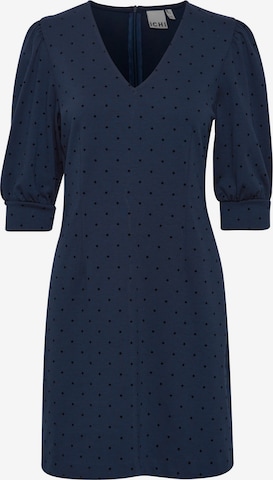 ICHI Dress 'KATE' in Blue: front