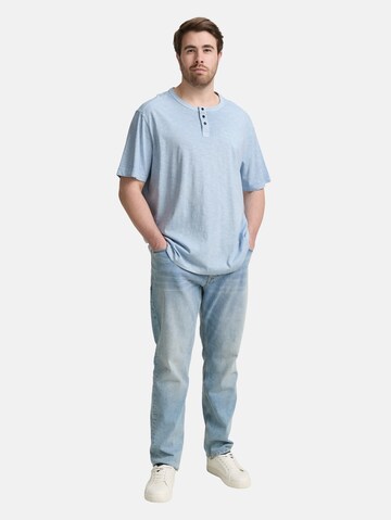 TOM TAILOR Men + Shirt in Blauw
