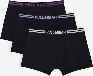 Pull&Bear Boxer shorts in Black: front