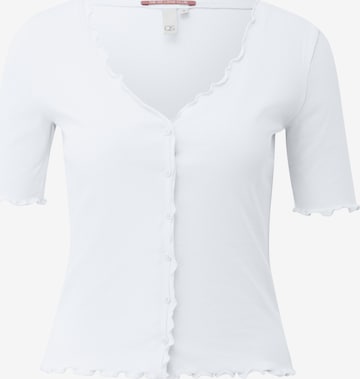 QS T-Shirt in Weiß: Vorderseite