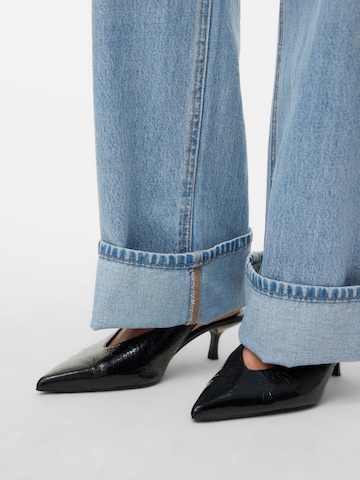 VERO MODA Wide Leg Jeans 'AWRENA' i blå