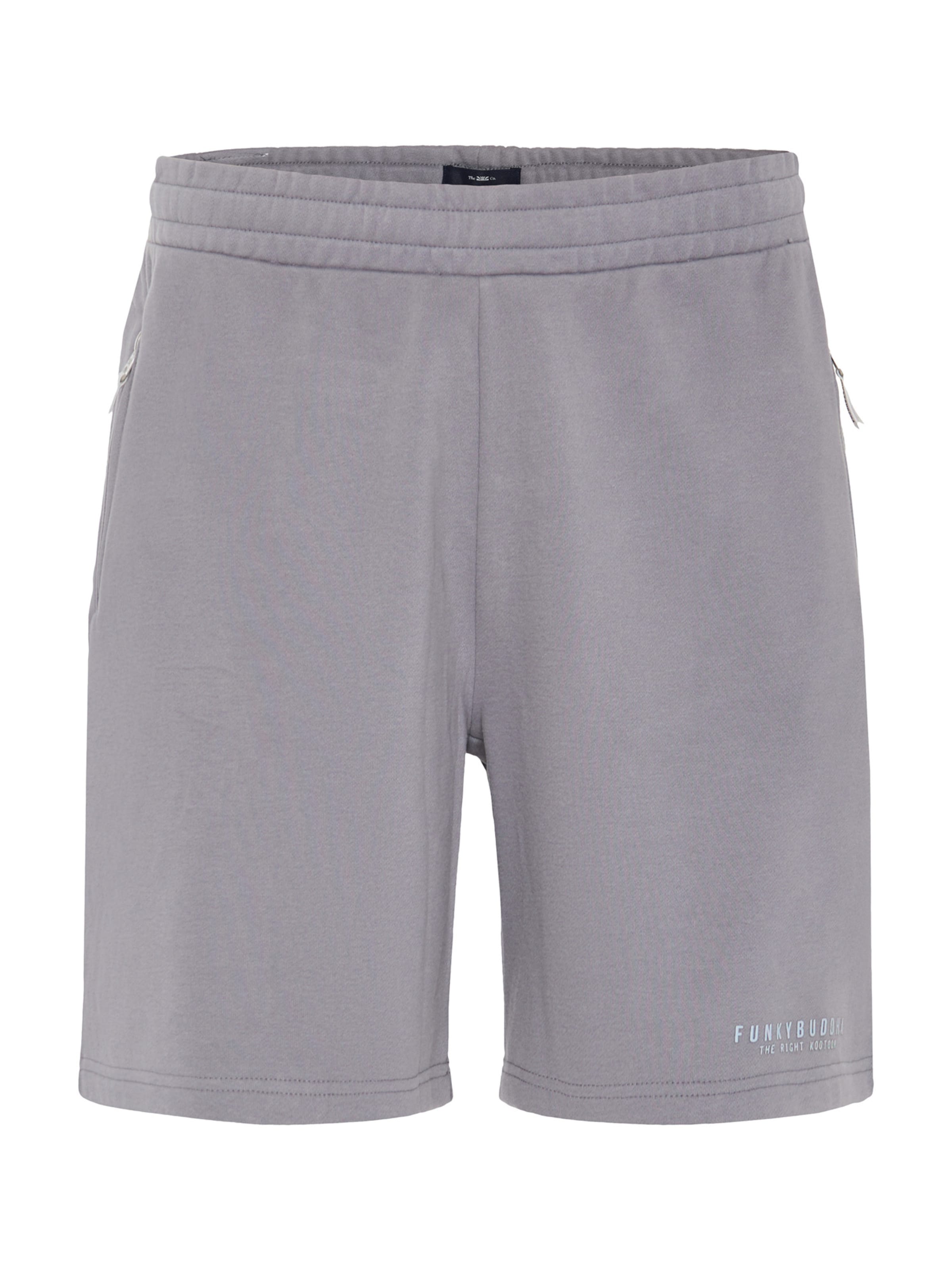 Funky Buddha regular Παντελόνι σε γκρι: μπροστά