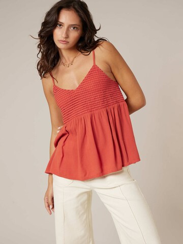 Haut 'Luz' Deeluxe en orange : devant