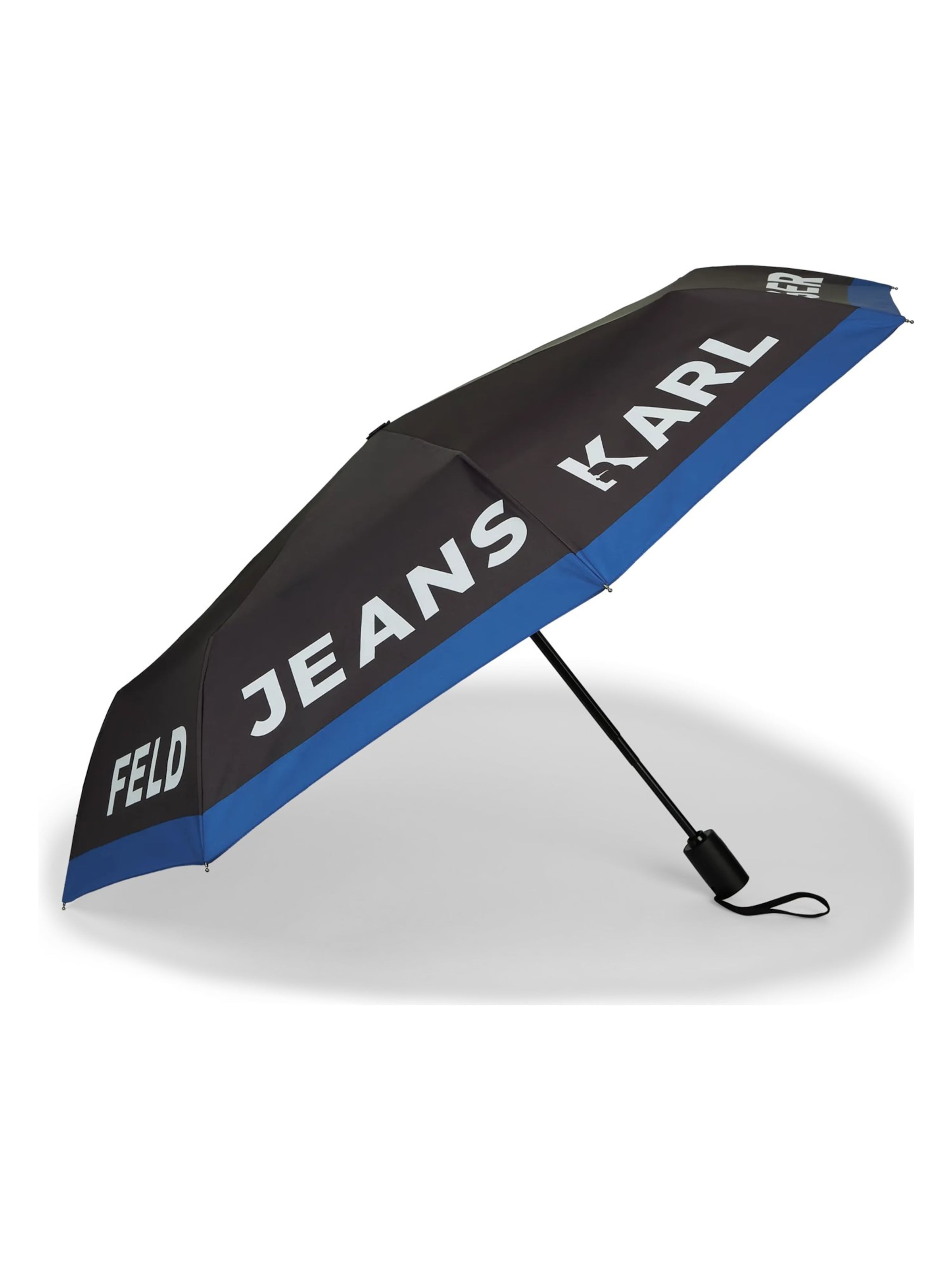 KARL LAGERFELD JEANS Paraplu in Zwart: voorkant