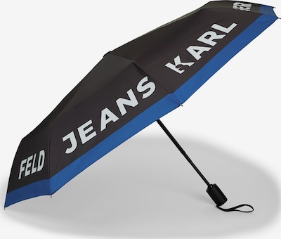 KARL LAGERFELD JEANS Regenschirm in 1 in blau / schwarz / weiß, Produktansicht