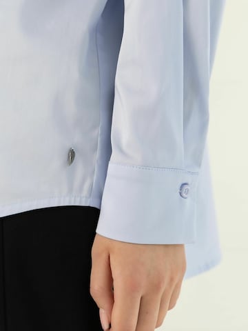 Coster Copenhagen Shirt ' Boxy ' in Blue
