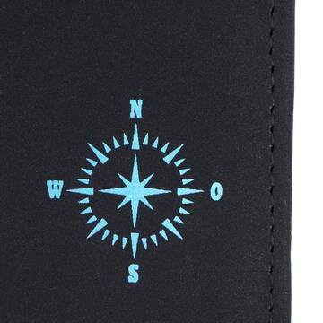 OXMOX Portemonnee 'New Cryptan' in Zwart