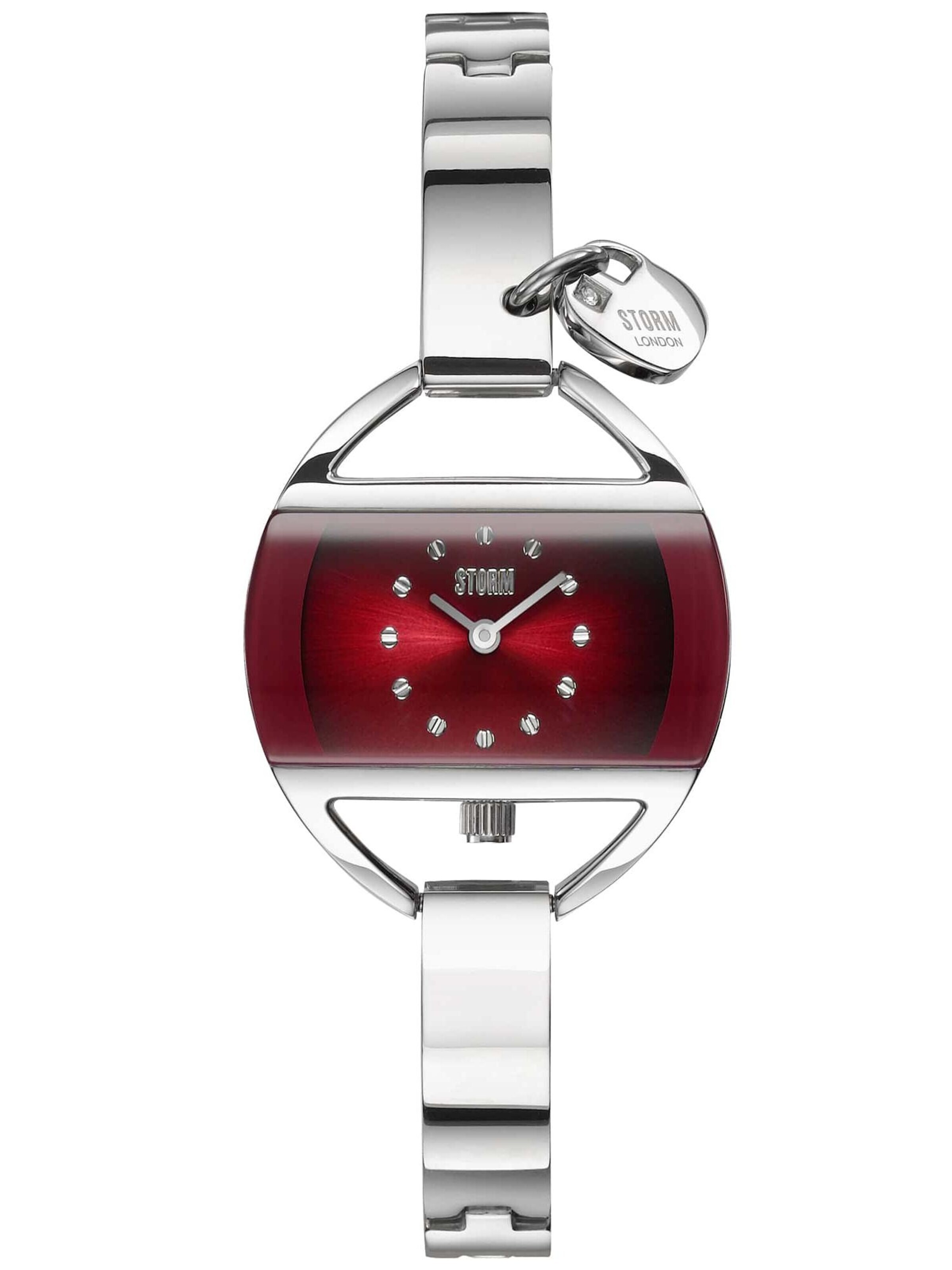 STORM Analog Watch 'Temptress Charm' in Red: front