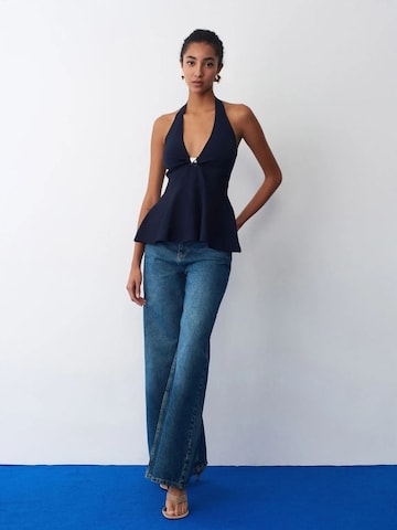 Dilvin Blouse 'Blusen' in Blauw: voorkant