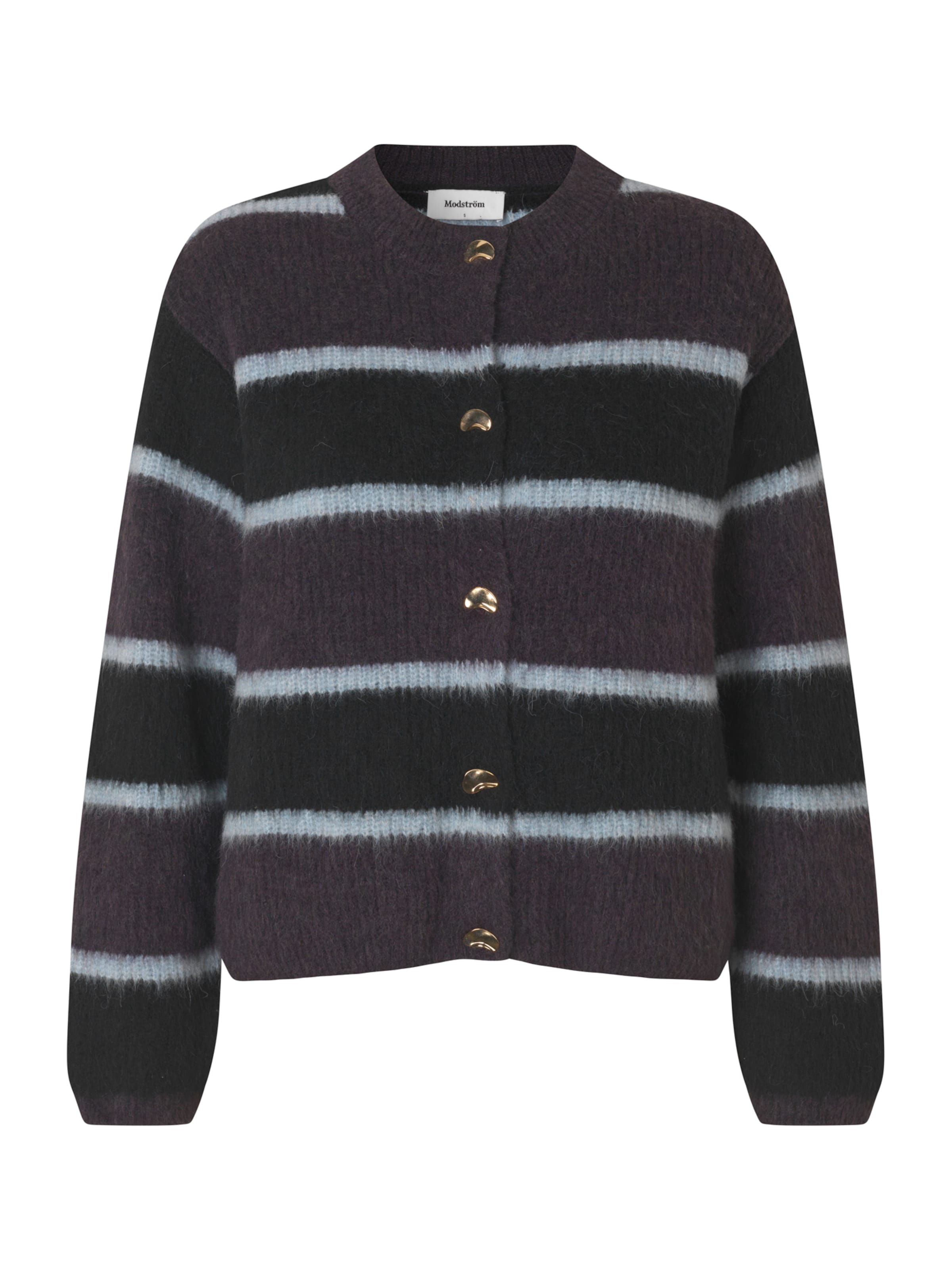 modström Knit cardigan 'Rafael' in Grey: front