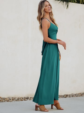Cupshe Beach Dress 'Twist front' in Blue