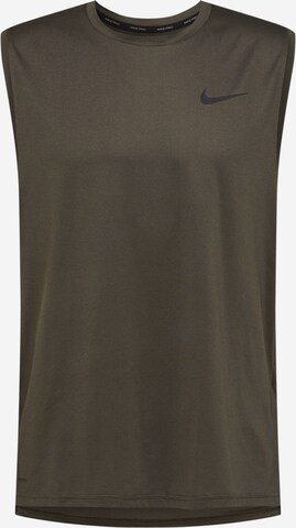 NIKE Performance shirt 'Pro' in Green: front