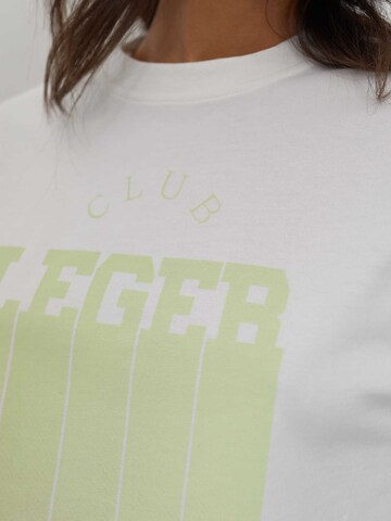 T-shirt 'Amy' LeGer by Lena Gercke en blanc