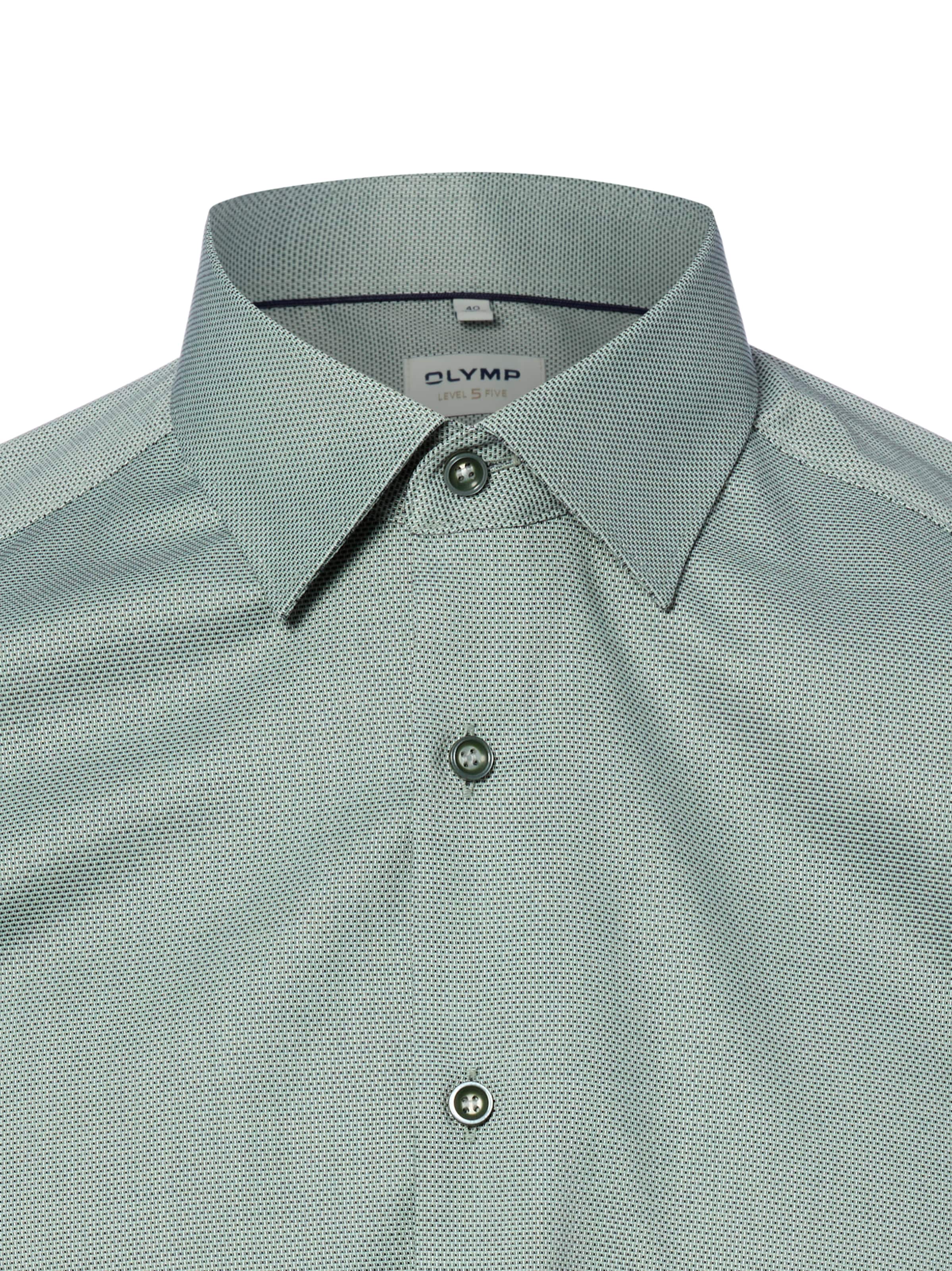 OLYMP Slim Fit Businesshemd in Grün