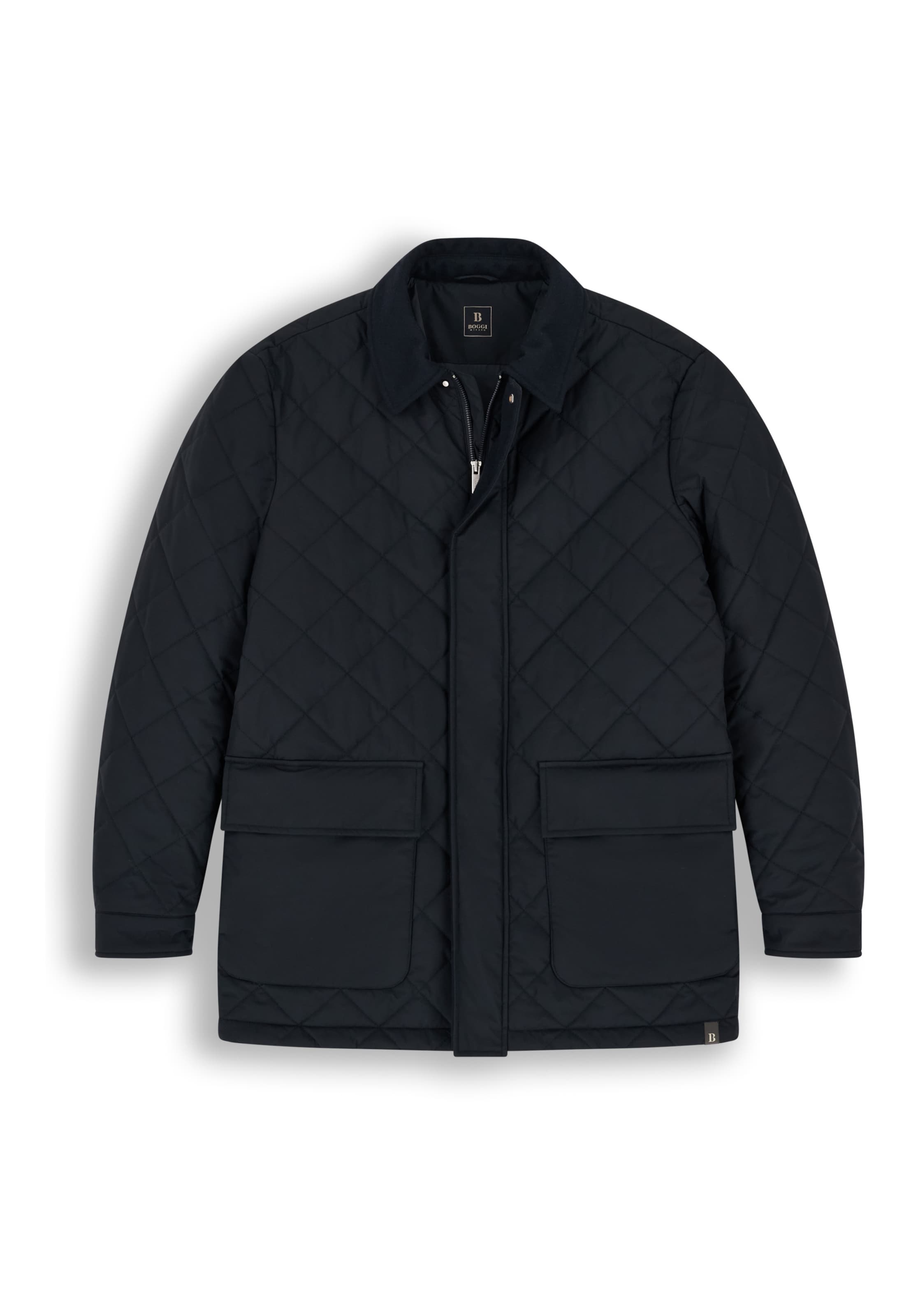 Boggi Milano Tussenjas in Blauw: voorkant