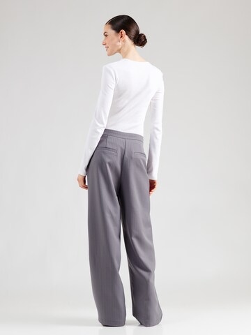 PIECES Wide leg Broek 'PCFalka' in Grijs