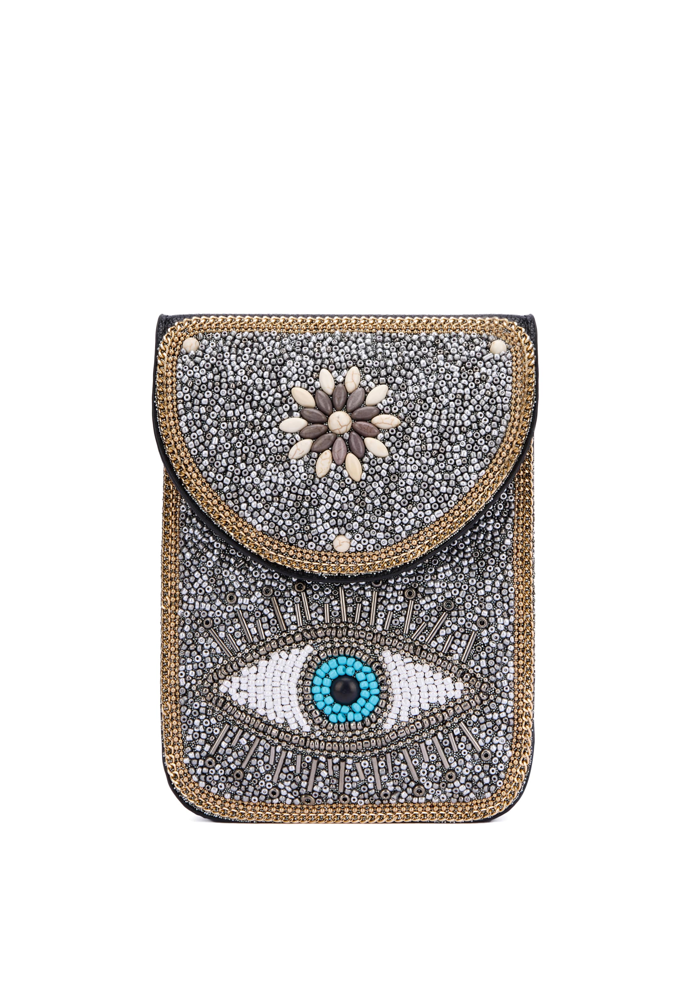 IZIA - Bolso de hombro en blanco: frente