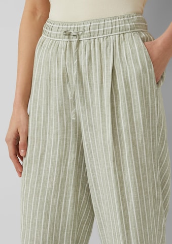 Loosefit Pantalon s.Oliver en vert