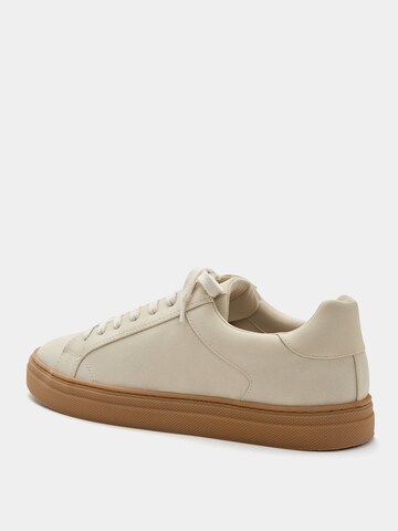 Pull&Bear Låg sneaker i beige