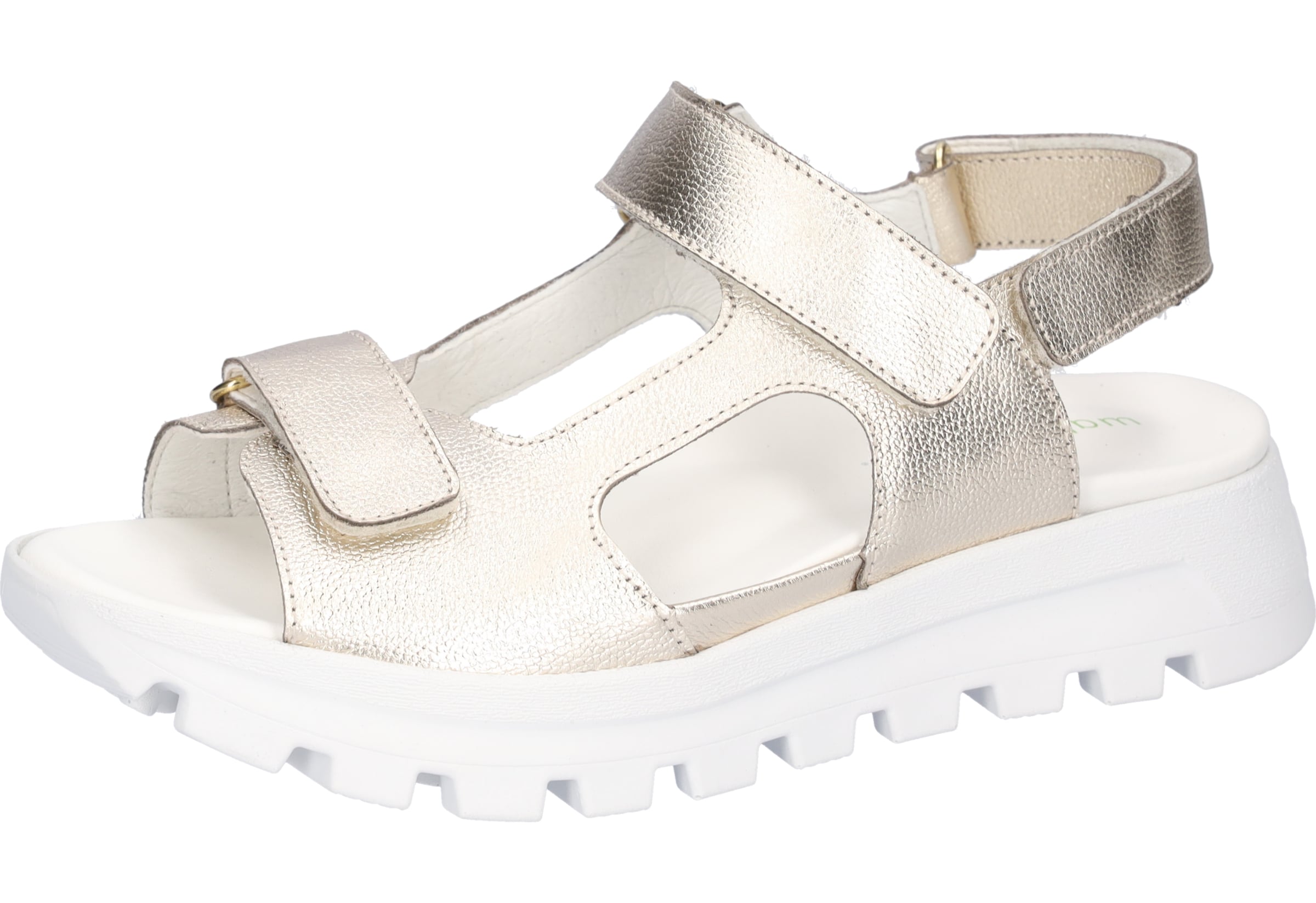 WALDLÄUFER Sandals in Gold: front