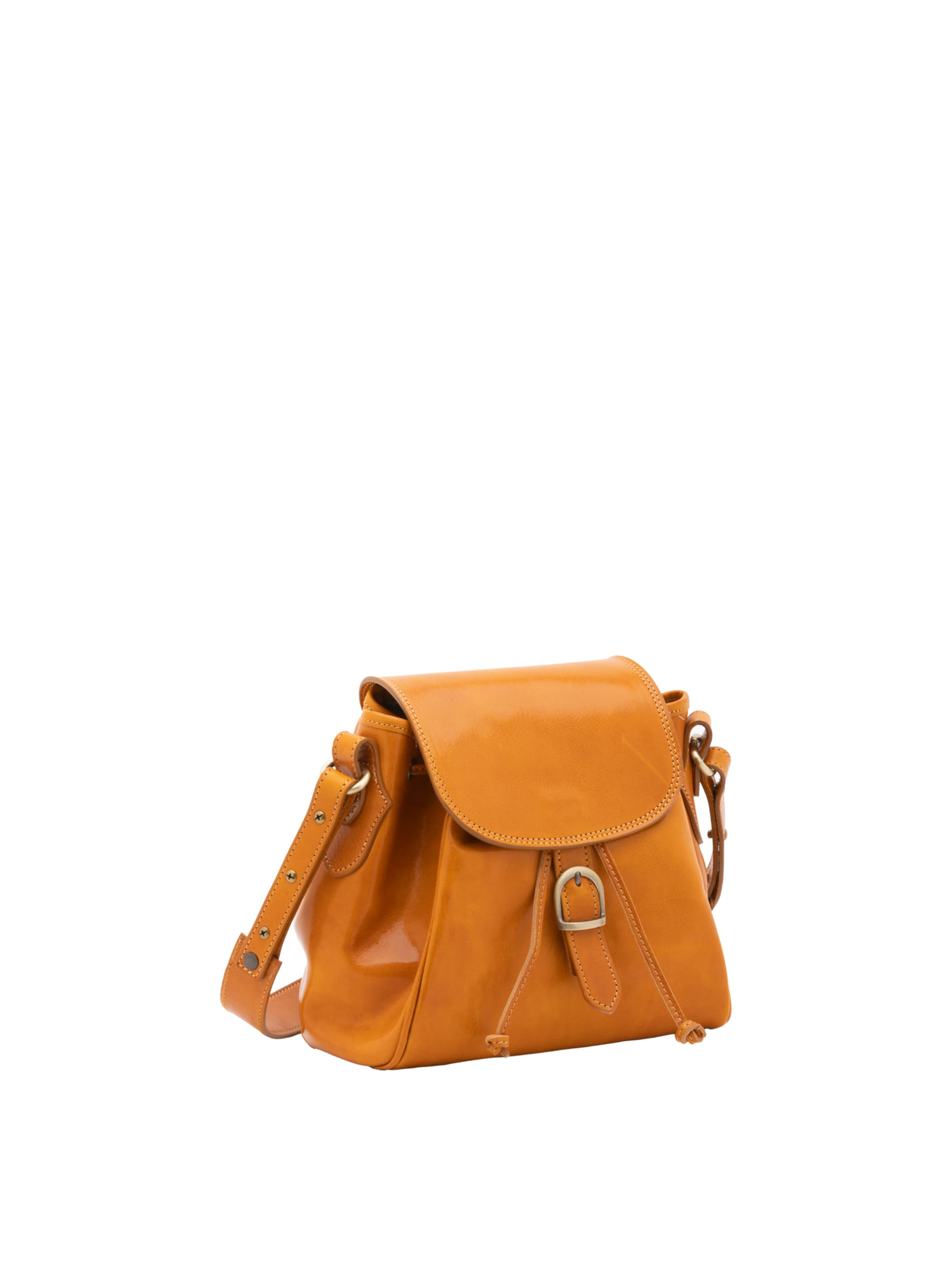 Poche ventrale Viola Castellani en orange : devant