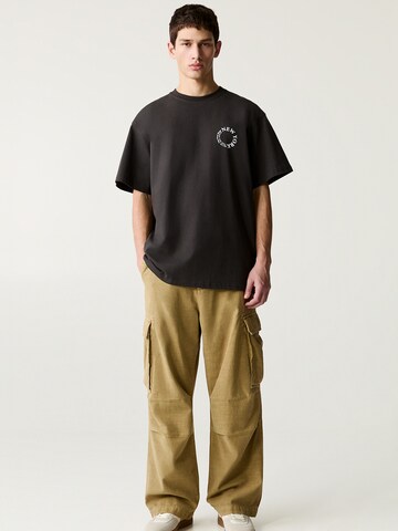 Pull&Bear Bluser & t-shirts 'CAMISETA MC CITY MC NEW YORK' i sort