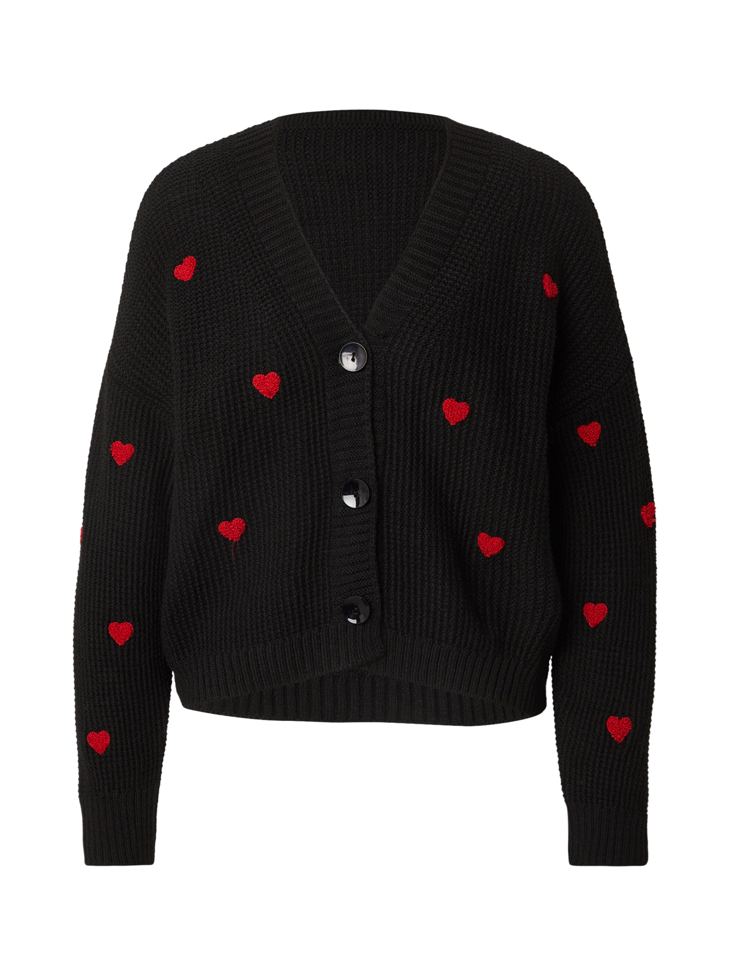 Happiness İstanbul Kardigán - Čierna: predná strana